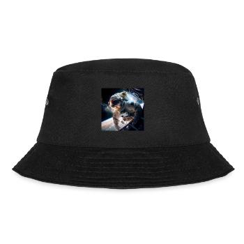 Astronaut Cosmonaut Sci-Fi character - Bucket Hat - Schwarz - Vorne - Lela (165cm)