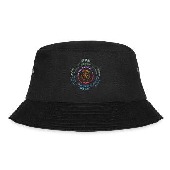 Huna Hawaiian Philosophy 7 Principles of Huna - Bucket Hat - black - Front - Lela (165cm)