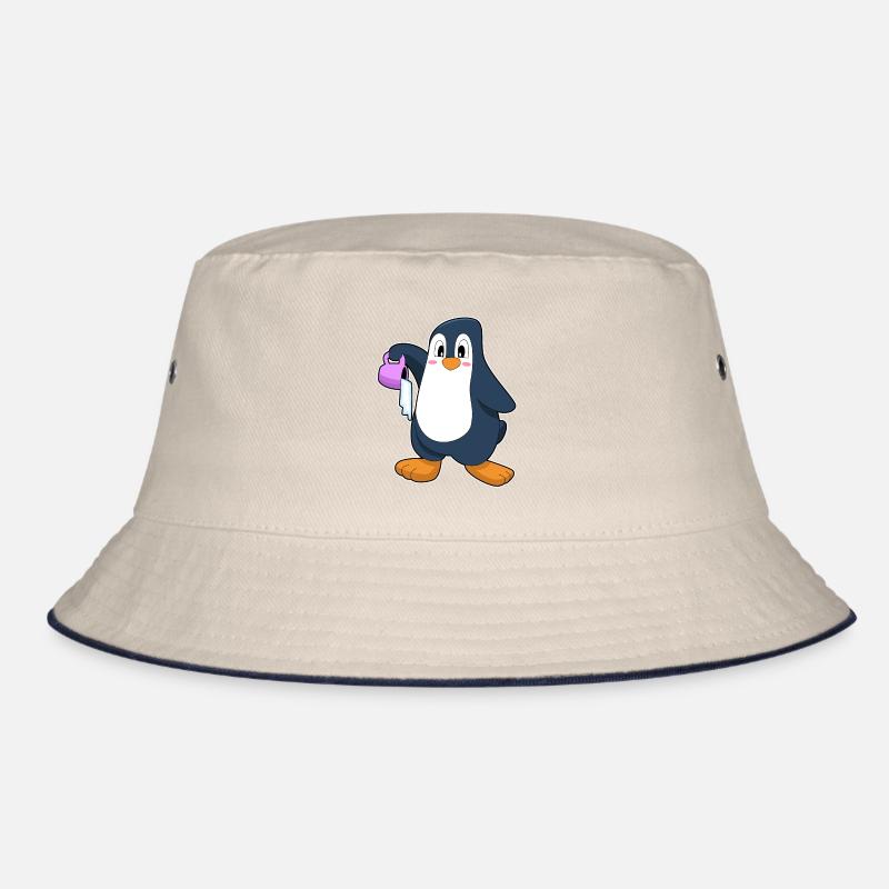 Pinguin Eiskaffee Bucket Hat