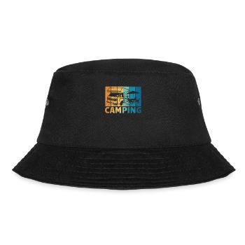 Camper Gift Idea Camping - Bucket Hat - black - Front - Lela (165cm)