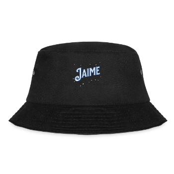 Nom Jaime personnalisé - Bob - noir - Devant - Lela (165cm)