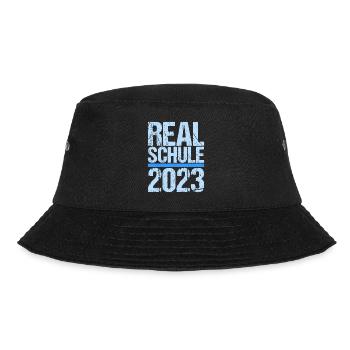 Realschule bestanden Realschulabschluss 2023 - Bucket Hat - Schwarz - Vorne - Lela (165cm)