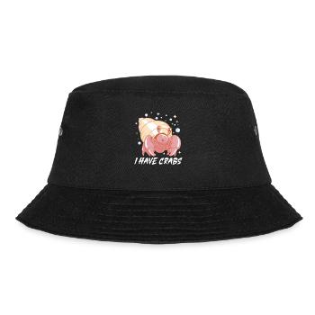 Hermit Crab Crabbing Crab Whisperer Crab Hunting - Bucket Hat - Schwarz - Vorne - Lela (165cm)