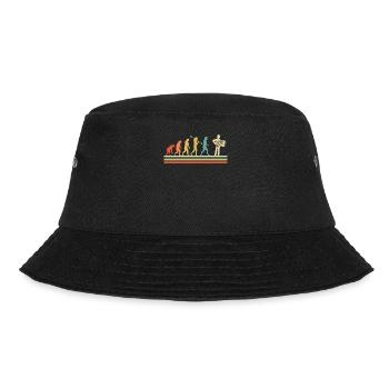 Ziehharmonika Steirische Harmonika Akkordeon - Bucket Hat - Schwarz - Vorne - Lela (165cm)