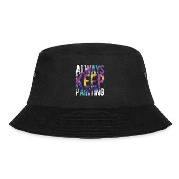 Maler Zeichner für Künstler - Bucket Hat - Schwarz - Vorne - Lela (165cm)