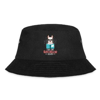 Call me Bachelor 2023 Bachelor Degree - Bucket Hat - black - Front - Lela (165cm)