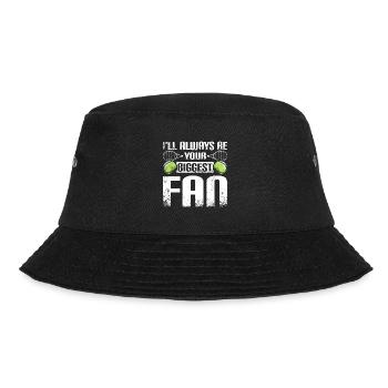 I'll always be your biggest tennis fan - Bucket Hat - black - Front - Lela (165cm)