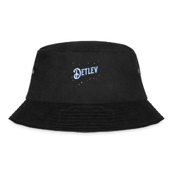 Detlev Namen personalisiert - Bucket Hat - Schwarz - Vorne - Lela (165cm)