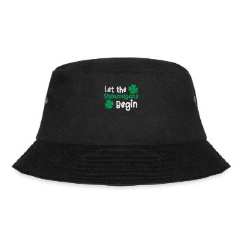 St. Patricks Day Grüner irischer Stolz - Bucket Hat - Schwarz - Vorne - Lela (165cm)