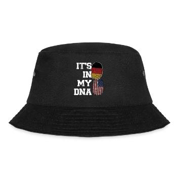 Deutschland Deutsch Deutsche Wurzeln Geschenk - Bucket Hat - Schwarz - Vorne - Lela (165cm)