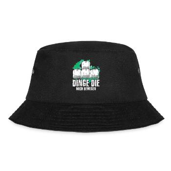 Dinge Die Mich Bewegen Gamer Gaming Zocker Zocken - Bucket Hat - Schwarz - Vorne - Lela (165cm)