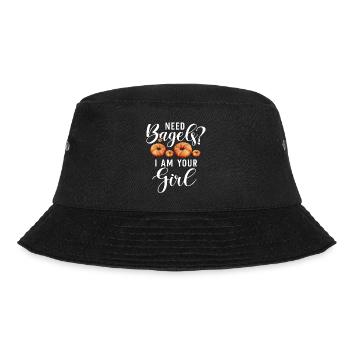 Bagel Gifts Bagel Lover - Bucket Hat - black - Front - Lela (165cm)