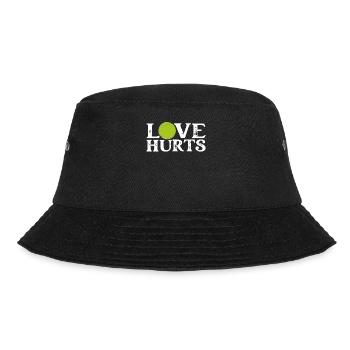 Tennis player love hurts - Bucket Hat - black - Front - Lela (165cm)