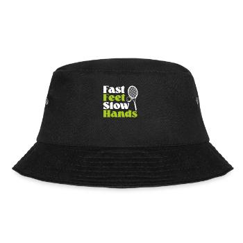 Fast feet, slow hands - Bucket Hat - black - Front - Lela (165cm)
