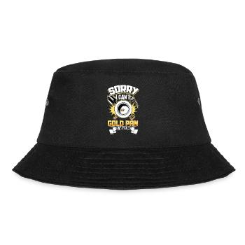 Goldgräber Goldbergbau Goldwaschen Goldmine - Bucket Hat - Schwarz - Vorne - Lela (165cm)