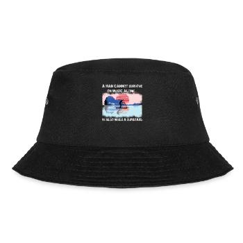 SUP Gitarren-Musik paddleboarding Stand Up Paddle - Bucket Hat - Schwarz - Vorne - Lela (165cm)
