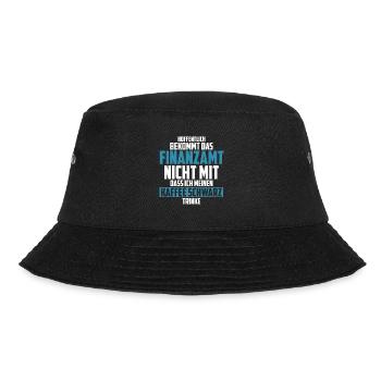 Finanzamt Steuern Lustig Spruch Geschenk Arbeitsko - Bucket Hat - Schwarz - Vorne - Lela (165cm)