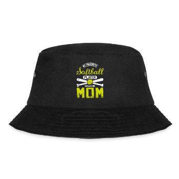 Ma joueuse de softball préférée m’appelle maman - Bob - noir - Devant - Lela (165cm)