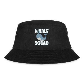 Whale Squad - Bucket Hat - Schwarz - Vorne - Lela (165cm)