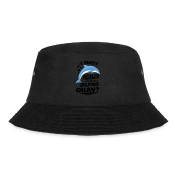Delfin - Bucket Hat - Schwarz - Vorne - Lela (165cm)