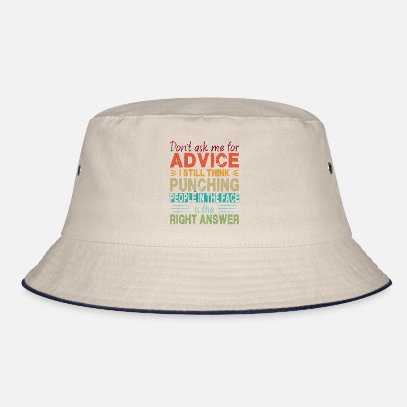 Don't Ask Me For Advice - Retro Bucket Hat