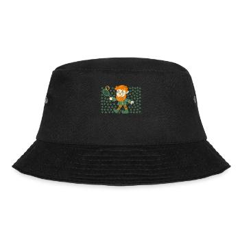 Leprechaun Joueur de tennis drôle St Patrick’s Day - Bob - noir - Devant - Lela (165cm)