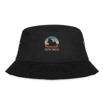 Vintage Retro Old English Sheepdog Dog Lover - Bob - noir - Devant - Lela (165cm)