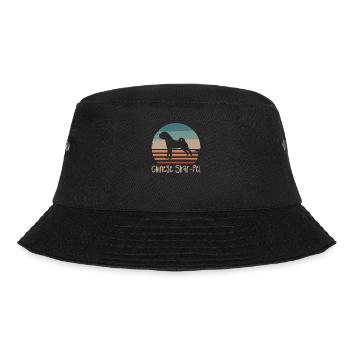 Vintage Rétro Chinois Shar-Pei Dog Lover - Bob - noir - Devant - Lela (165cm)