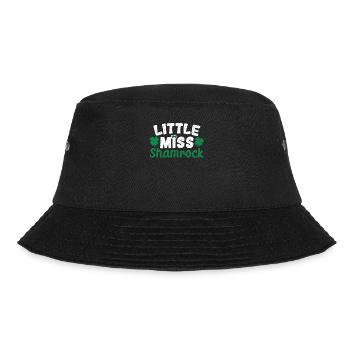 Little Miss Clover Cute St. Patrick's - Bucket Hat - black - Front - Lela (165cm)