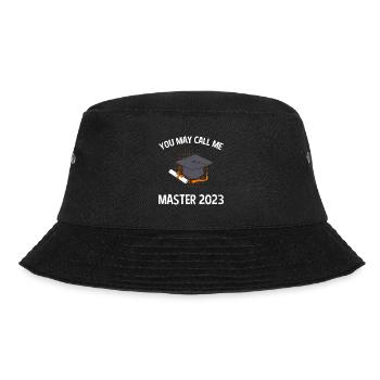You Can Call Me Master 2023 Master's Degree - Bucket Hat - black - Front - Lela (165cm)