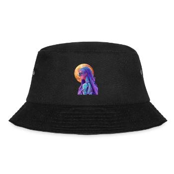Space Fighter 3 - Bucket Hat - Schwarz - Vorne - Lela (165cm)