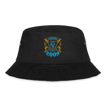 Awesome since 2009. Angel, Angler's Birthday - Bucket Hat - black - Front - Lela (165cm)