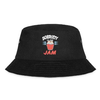 La sobriété est ma confiture Retro Sober Cool Designs - Bob - noir - Devant - Lela (165cm)