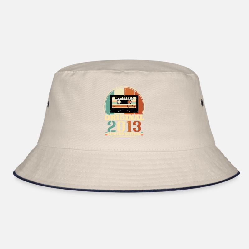 Original 2013 Retro Vintage Geburtstagsgeschenk Bucket Hat