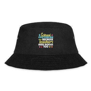 Schulbeamte - Bucket Hat - Schwarz - Vorne - Lela (165cm)