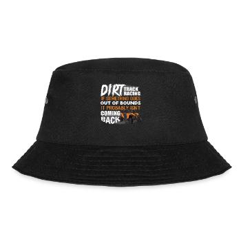 Dirt Track Racing - Bucket Hat - Schwarz - Vorne - Lela (165cm)