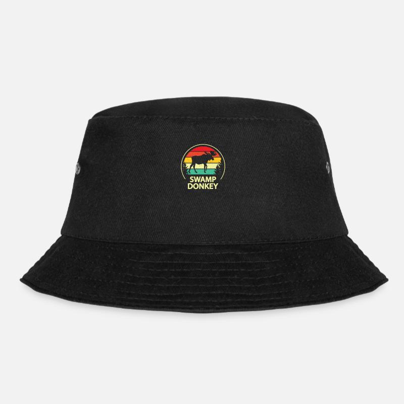 Elch - Bucket Hat - Schwarz