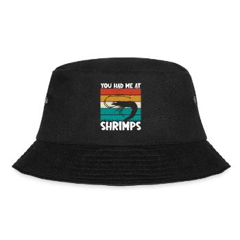 Shrimp Lover Gift - Bucket Hat - black - Front - Lela (165cm)