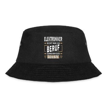 ELEKTRONIKER NICHT NUR EIN BERUF - Bucket Hat - Schwarz - Vorne - Lela (165cm)