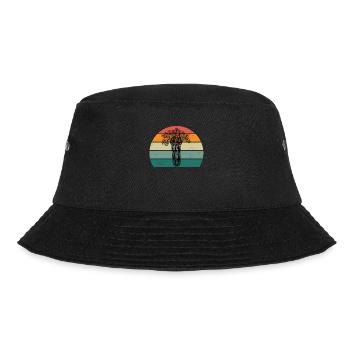 Vegan Vegetarian Veggie Organic Celery Juice - Bucket Hat - Schwarz - Vorne - Lela (165cm)