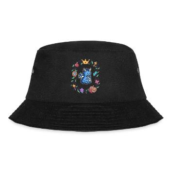 Kinder Drache Fabelwesen Märchen - Bucket Hat - Schwarz - Vorne - Lela (165cm)