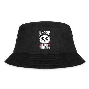 K-Pop Panda - Bob - noir - Devant - Lela (165cm)