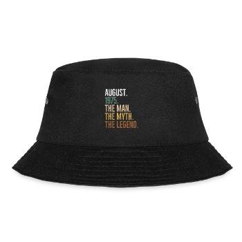 August 1975 The Man The Myth The Legend - Bucket Hat - black - Front - Lela (165cm)