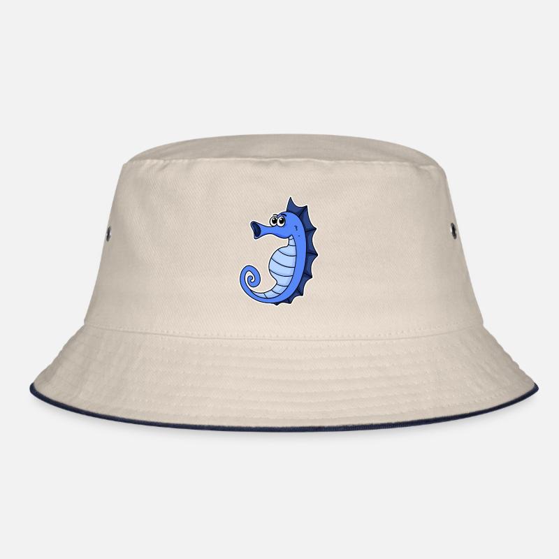 Seepferd Blau Bucket Hat