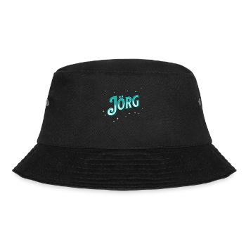 Jörg Namen personalisiert - Bucket Hat - Schwarz - Vorne - Lela (165cm)