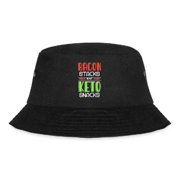 Les piles de bacon de régime cétogène sont des aliments sains céto - Bob - noir - Devant - Lela (165cm)