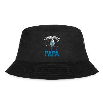 Wellensittich Nymphensittich Papagei Vogelkäfig - Bucket Hat - Schwarz - Vorne - Lela (165cm)