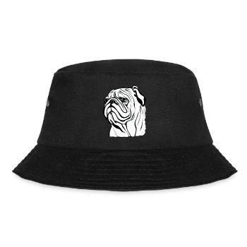 Bulldog french english dog pooch 11 - Bucket Hat - black - Front - Lela (165cm)