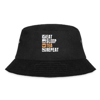 Teeliebhaber Geschenke - Bucket Hat - Schwarz - Vorne - Lela (165cm)