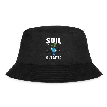 Hydroponics Indoor Gardening Horticulture - Bucket Hat - black - Front - Lela (165cm)